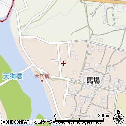 熊本県人吉市中神町馬場32周辺の地図