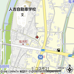 熊本県人吉市鬼木町735周辺の地図