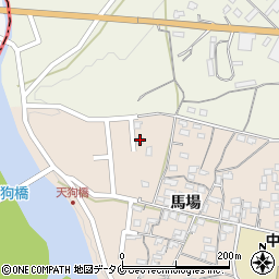 熊本県人吉市中神町馬場25-4周辺の地図