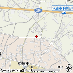 熊本県人吉市下原田町587周辺の地図