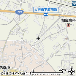 熊本県人吉市下原田町448周辺の地図