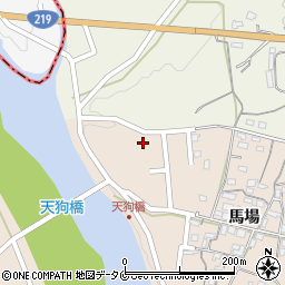 熊本県人吉市中神町馬場17周辺の地図