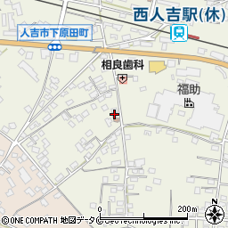 熊本県人吉市下原田町396-5周辺の地図