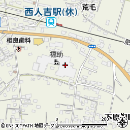 ユニチカバークシャ株式会社　熊本労組周辺の地図