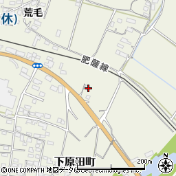 熊本県人吉市下原田町荒毛1497周辺の地図