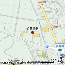 竹田歯科診療所周辺の地図