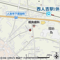 熊本県人吉市下原田町411周辺の地図