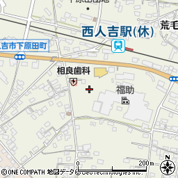熊本県人吉市下原田町荒毛1367周辺の地図