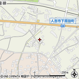 熊本県人吉市下原田町551周辺の地図