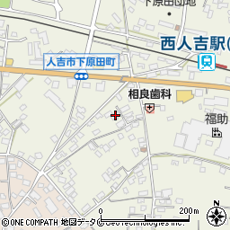 熊本県人吉市下原田町423周辺の地図