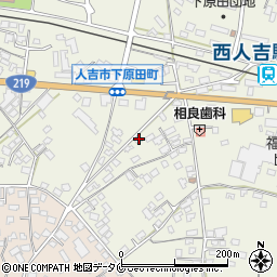 熊本県人吉市下原田町428周辺の地図