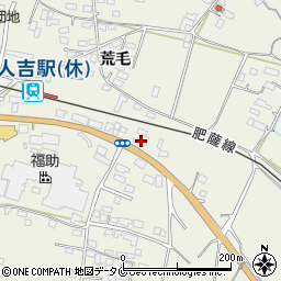 熊本県人吉市下原田町荒毛1486周辺の地図