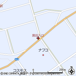 黒田入口周辺の地図