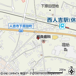 熊本県人吉市下原田町412-1周辺の地図