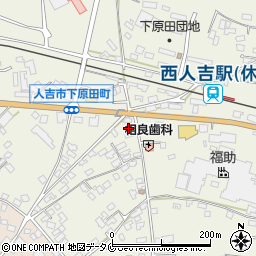 熊本県人吉市下原田町412周辺の地図