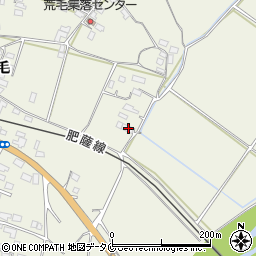 熊本県人吉市下原田町荒毛1941-2周辺の地図