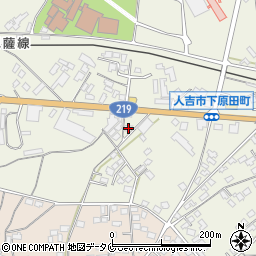 熊本県人吉市下原田町1107周辺の地図