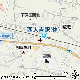 熊本県人吉市下原田町1338周辺の地図