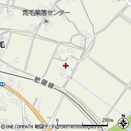 熊本県人吉市下原田町荒毛1941周辺の地図