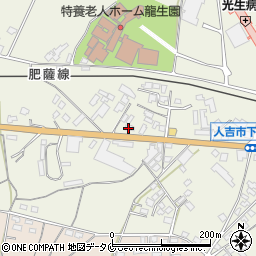 熊本県人吉市下原田町1089-1周辺の地図