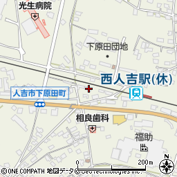 熊本県人吉市下原田町1253周辺の地図