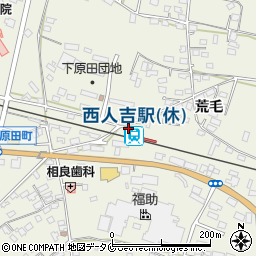 熊本県人吉市下原田町荒毛1316周辺の地図