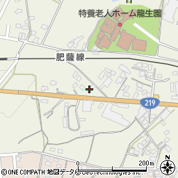 熊本県人吉市下原田町瓜生田657周辺の地図