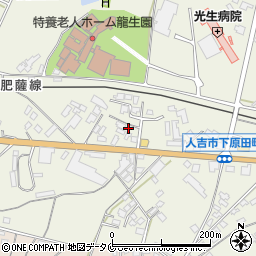 熊本県人吉市下原田町1057-3周辺の地図