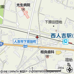 熊本県人吉市下原田町498周辺の地図