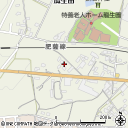 熊本県人吉市下原田町瓜生田660-7周辺の地図