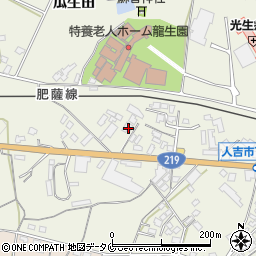 熊本県人吉市下原田町1086周辺の地図