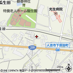 熊本県人吉市下原田町1125-4周辺の地図