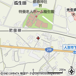 熊本県人吉市下原田町1058周辺の地図
