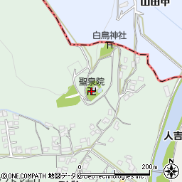 聖泉院周辺の地図