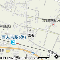 熊本県人吉市下原田町荒毛1995周辺の地図