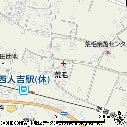 熊本県人吉市下原田町荒毛1997周辺の地図