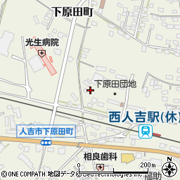 熊本県人吉市下原田町荒毛1165周辺の地図