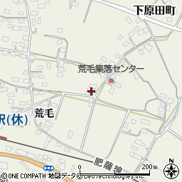 熊本県人吉市下原田町荒毛2048周辺の地図