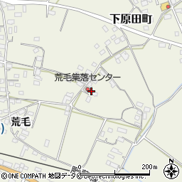熊本県人吉市下原田町荒毛周辺の地図
