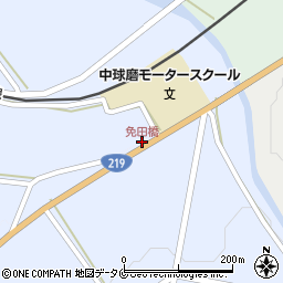 免田橋周辺の地図