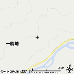 熊本県球磨村（球磨郡）一勝地周辺の地図