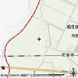 熊本県人吉市下原田町瓜生田820周辺の地図