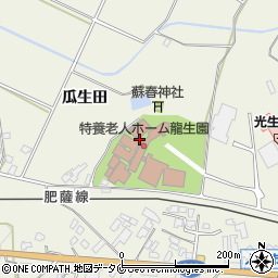熊本県人吉市下原田町瓜生田1051-6周辺の地図