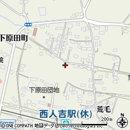 熊本県人吉市下原田町荒毛1288周辺の地図