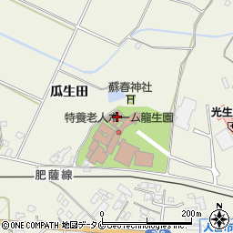 デイサービスセンター　龍生園周辺の地図