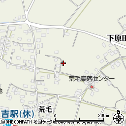 熊本県人吉市下原田町荒毛2054周辺の地図