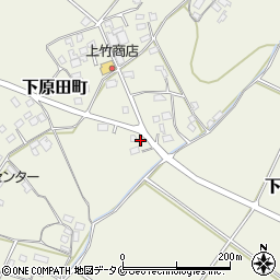 熊本県人吉市下原田町羽田413-6周辺の地図