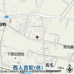熊本県人吉市下原田町荒毛2085-1周辺の地図