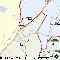 熊本県人吉市願成寺町1776周辺の地図