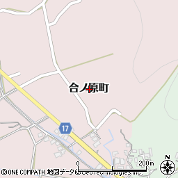 熊本県人吉市合ノ原町周辺の地図
